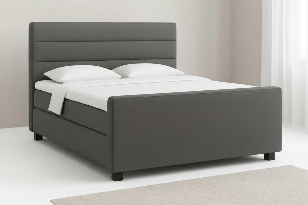 Boxspring Breda met Afgesloten Voetenbord