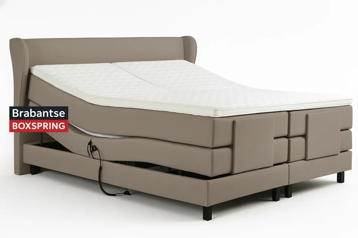 Elektrische Boxspring - Wingback