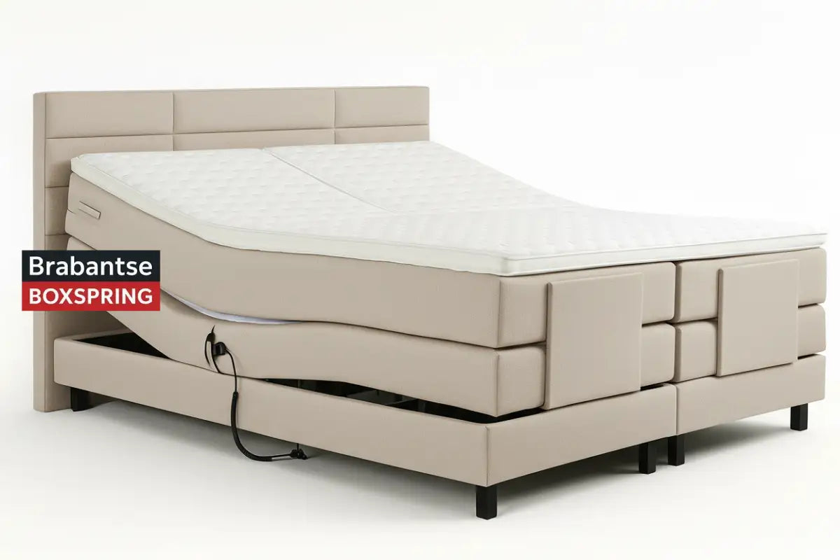 Elektrische Boxspring - Horizontale Panelen