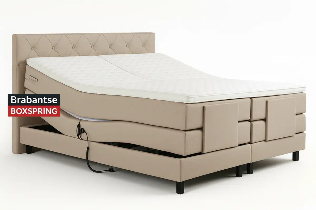 Elektrische Boxspring - Diamant Capitonné