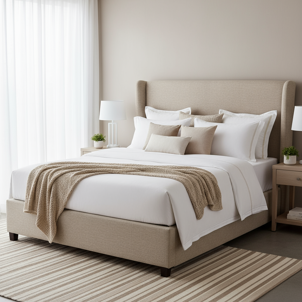 Brabantse Boxspring homepage banner - netter opgemaakt bed