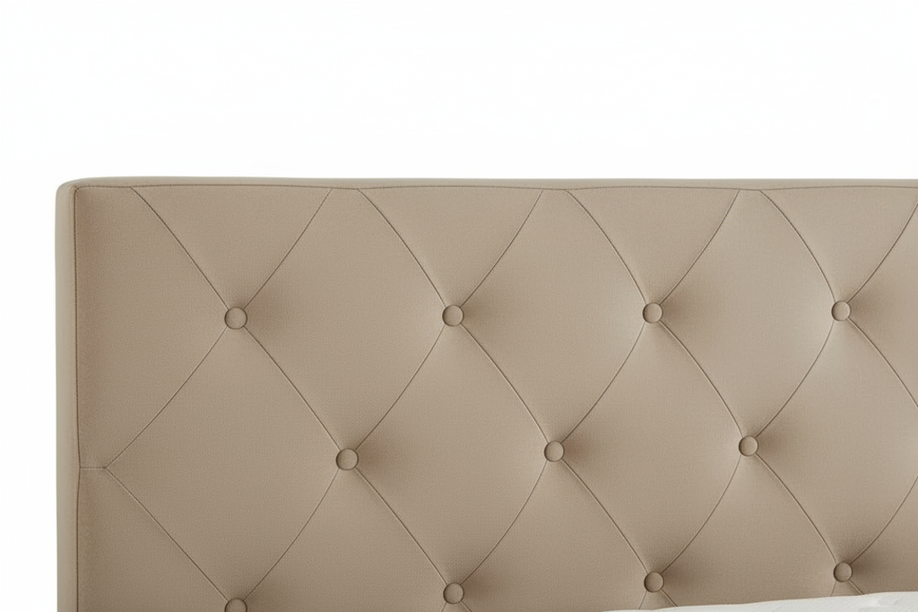 Close-up hoofdbord Boxspring Veldhoven