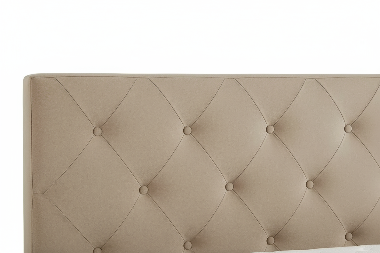 Close-up hoofdbord Boxspring Veldhoven