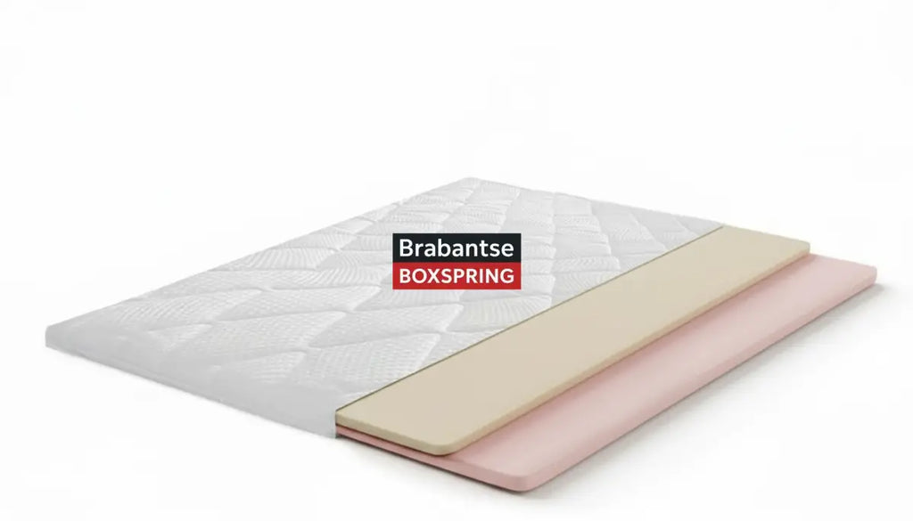 Topper met roze laag