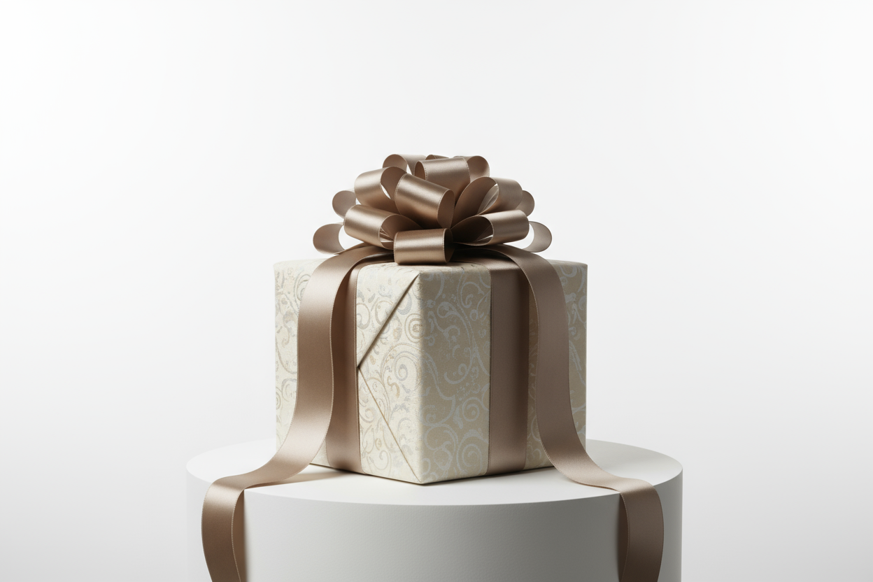 Luxe cadeau met strik